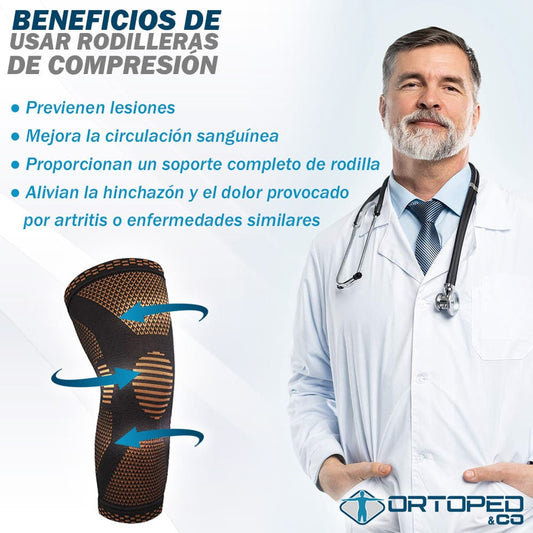 ICOOPER® Rodillera de Cobre - Alivio de Dolor Articular y Artritis [Paga 1 Lleva 2]