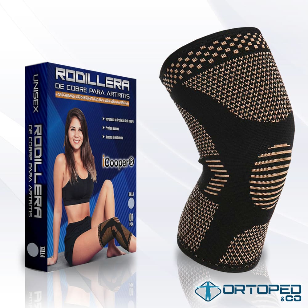 ICOOPER® Rodillera de Cobre - Alivio de Dolor Articular y Artritis [Paga 1 Lleva 2]